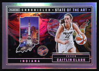 Caitlin Clark 2025 Panini Caitlin Clark Chronicled Holo State of the Art #81 at PristineAuction.com