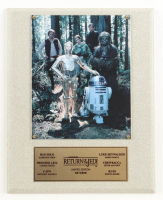 LE "Star Wars: Episode VI &ndash; Return of the Jedi" Custom Plaque Photo Display at PristineAuction.com