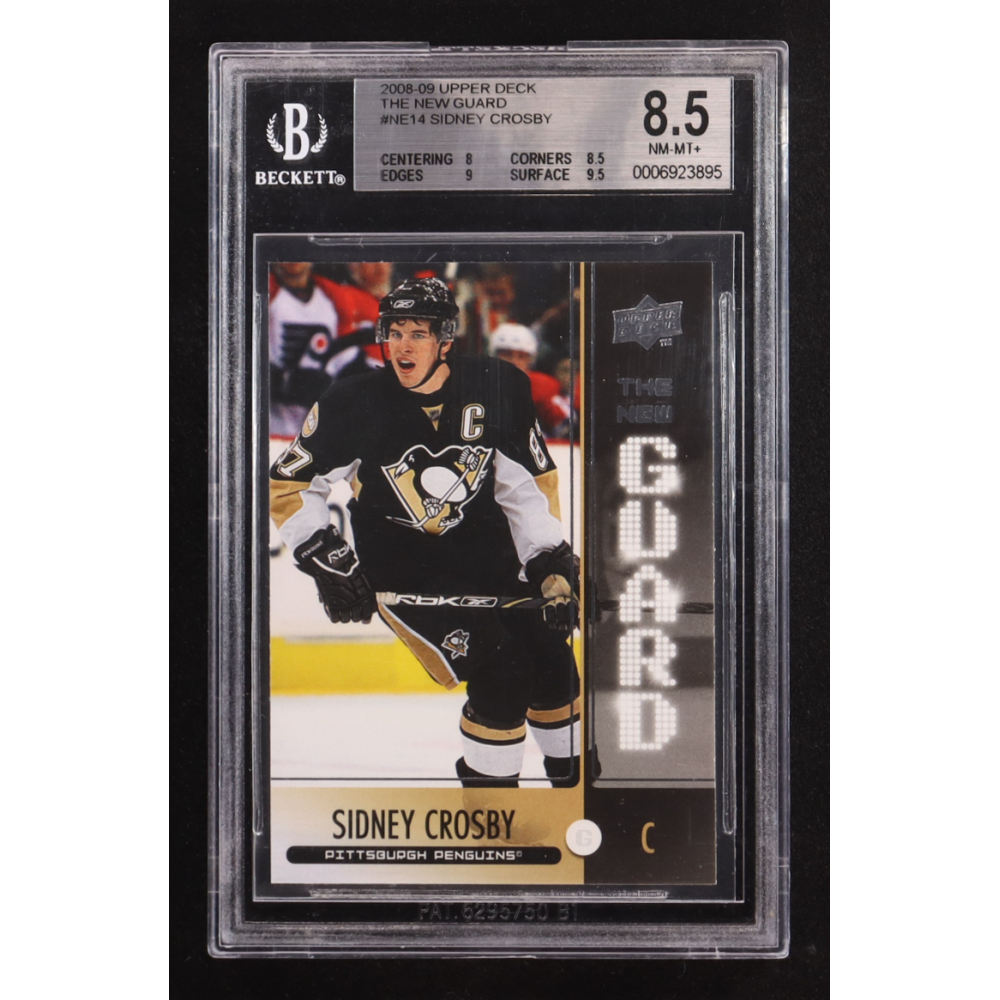 Sidney Crosby 2008-09 Upper Deck The New Guard #NE14 (BGS 8.5) at PristineAuction.com