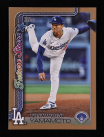 Yoshinobu Yamamoto 2025 Topps Gold #231 #1249/2025 at PristineAuction.com