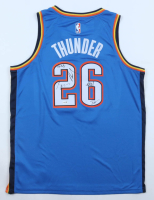 Oklahoma City Thunder Nike Authentic Team-Signed Jersey By (5) With Shai Gilgeous-Alexander, Ajay Mitchell, Isaiah Hartenstein (JSA) at PristineAuction.com
