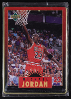 Michael Jordan 1996 Upper Deck Jordan Metal Red Black #2 at PristineAuction.com