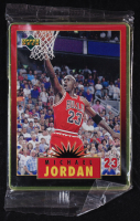 Michael Jordan 1996 Upper Deck Jordan Metal Red Black #2 at PristineAuction.com