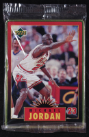 Michael Jordan 1996 Upper Deck Jordan Metal Red Black #4 at PristineAuction.com
