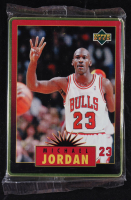 Michael Jordan 1996 Upper Deck Jordan Metal Red Black #5 at PristineAuction.com