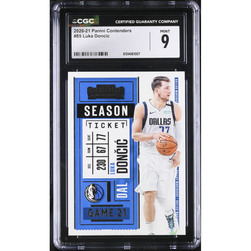 Luka Doncic 2020-21 Panini Contenders #85 (CGC 9) at PristineAuction.com