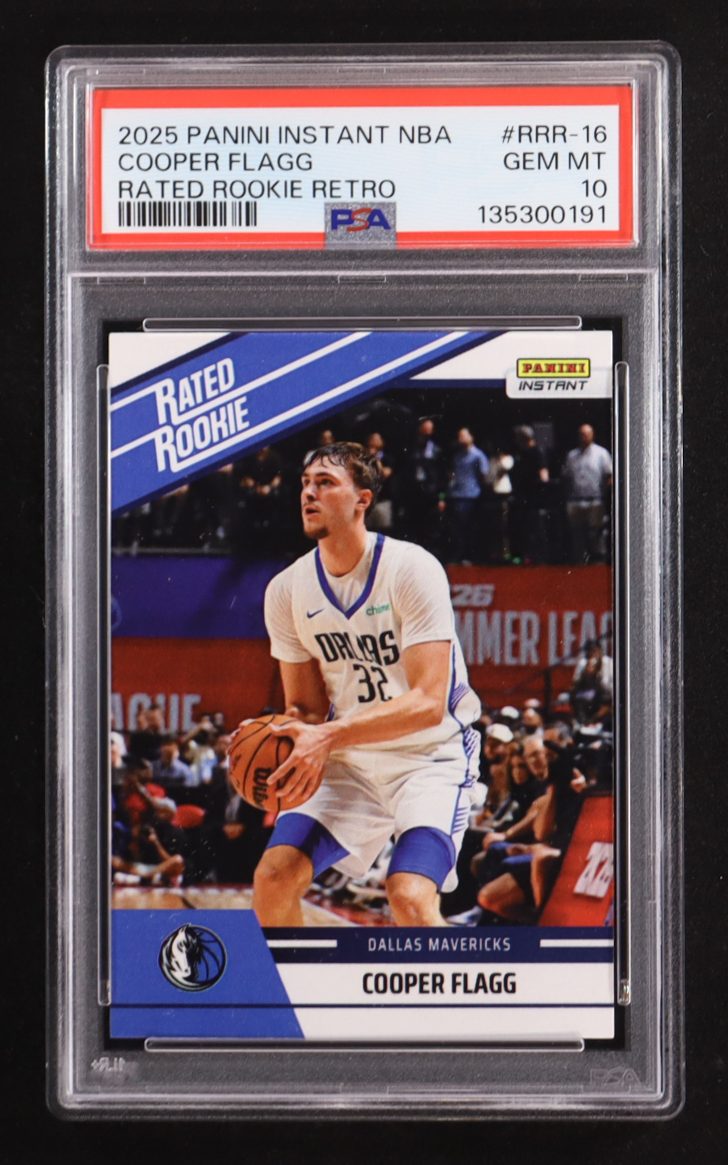 Number Rrr Cooper Flagg 2025-26 Panini Instant NBA Rated Rookie Retro #RRR-16 RC ...