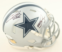 CeeDee Lamb & George Pickens Signed Cowboys Speed Mini Helmet (JSA) at PristineAuction.com