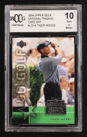 Tiger Woods 2004 Upper Deck National Trading Day #UD14 (BCCG 10) at PristineAuction.com