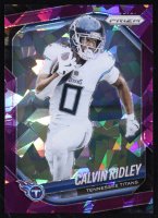 Calvin Ridley 2025 Panini Prizm Prizms Purple Ice #220 #194/225 at PristineAuction.com