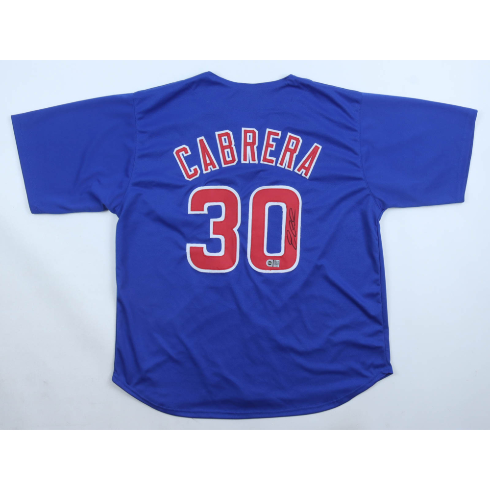 Edward Cabrera Signed Jersey (SWAU) at PristineAuction.com