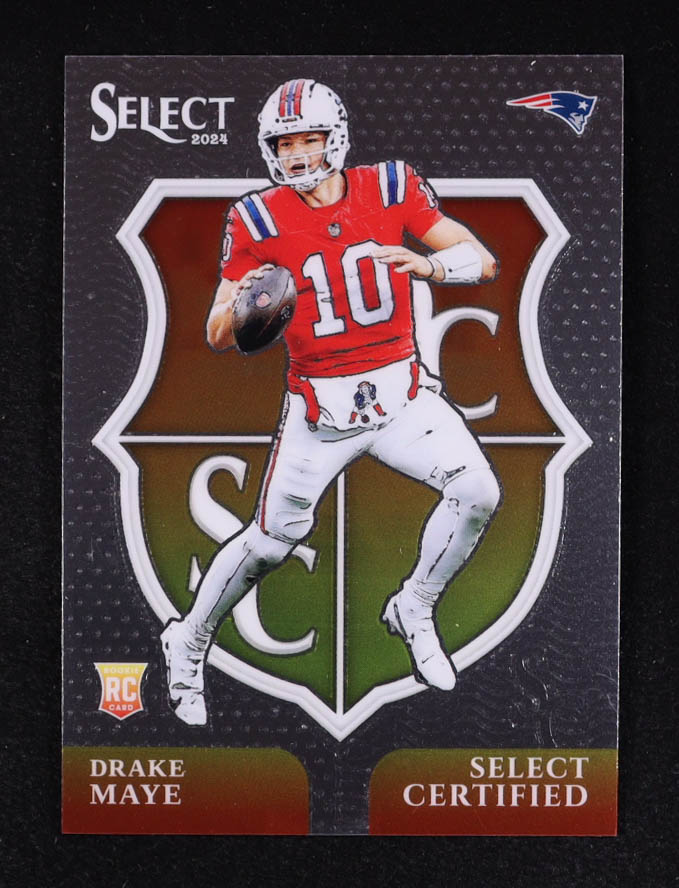 Drake Maye 2024 Select Select Certified Rookies #3 RC at PristineAuction.com Drake Maye 2024 Select Select Certified Rookies #3 RC at PristineAuction.com