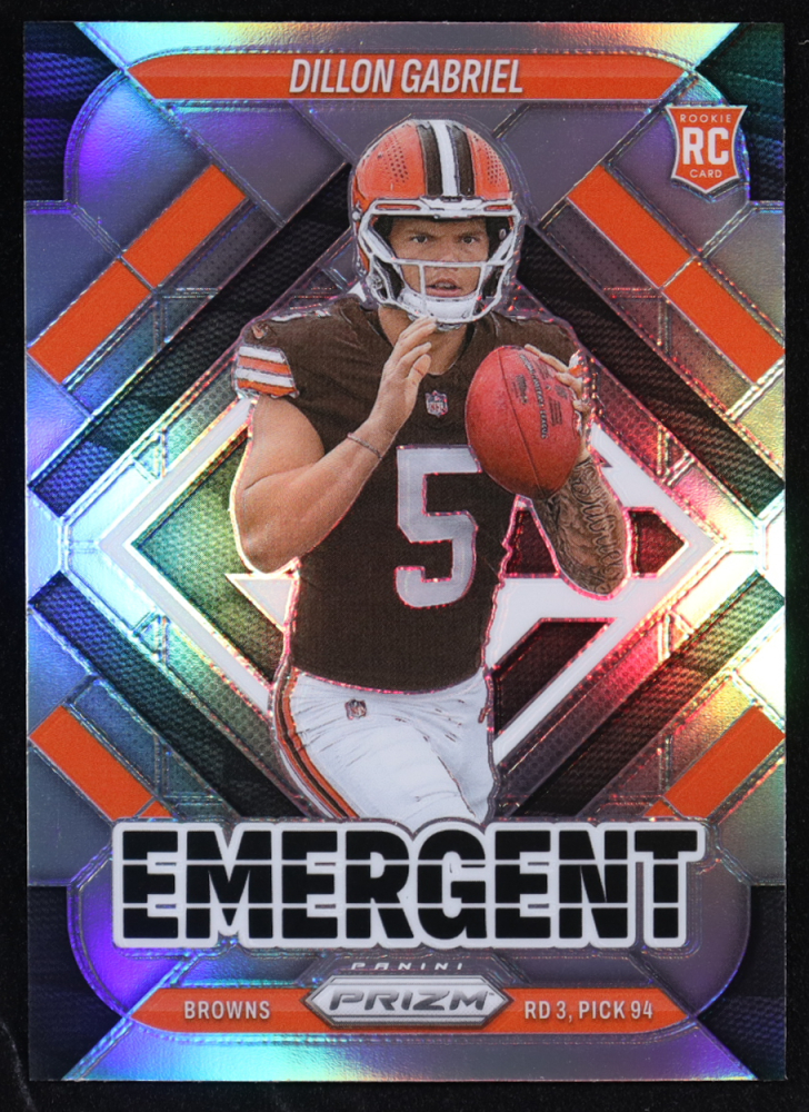 Dillon Gabriel 2025 Panini Prizm Emergent Prizms Silver #18 RC