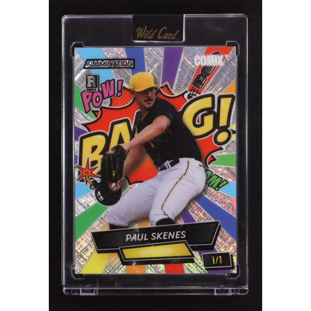 Paul Skenes 2024 Wild Card Alumination Comix BAANG! #AC-PS RC #1/1 at PristineAuction.com