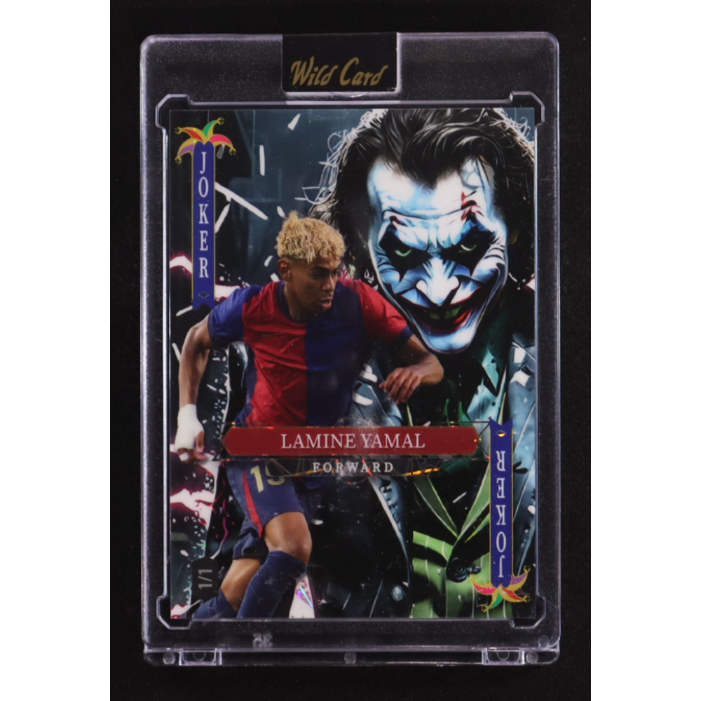 Lamine Yamal 2025 Wild Card Jokers Wild #SDJWM-LYN105 #1/1 at PristineAuction.com