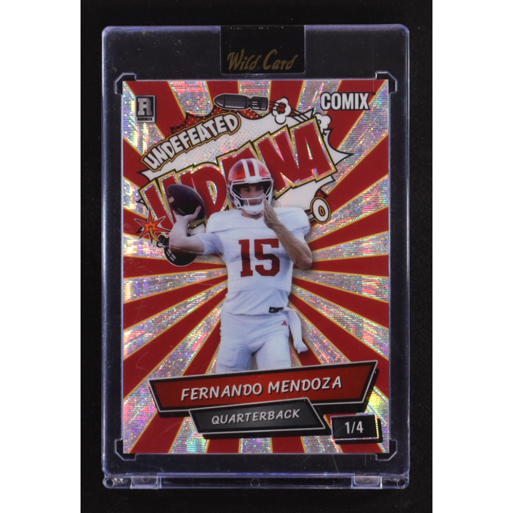 Fernando Mendoza 2025 Wild Card Comix Undefeated Indiana 12-0 #ACBL ...