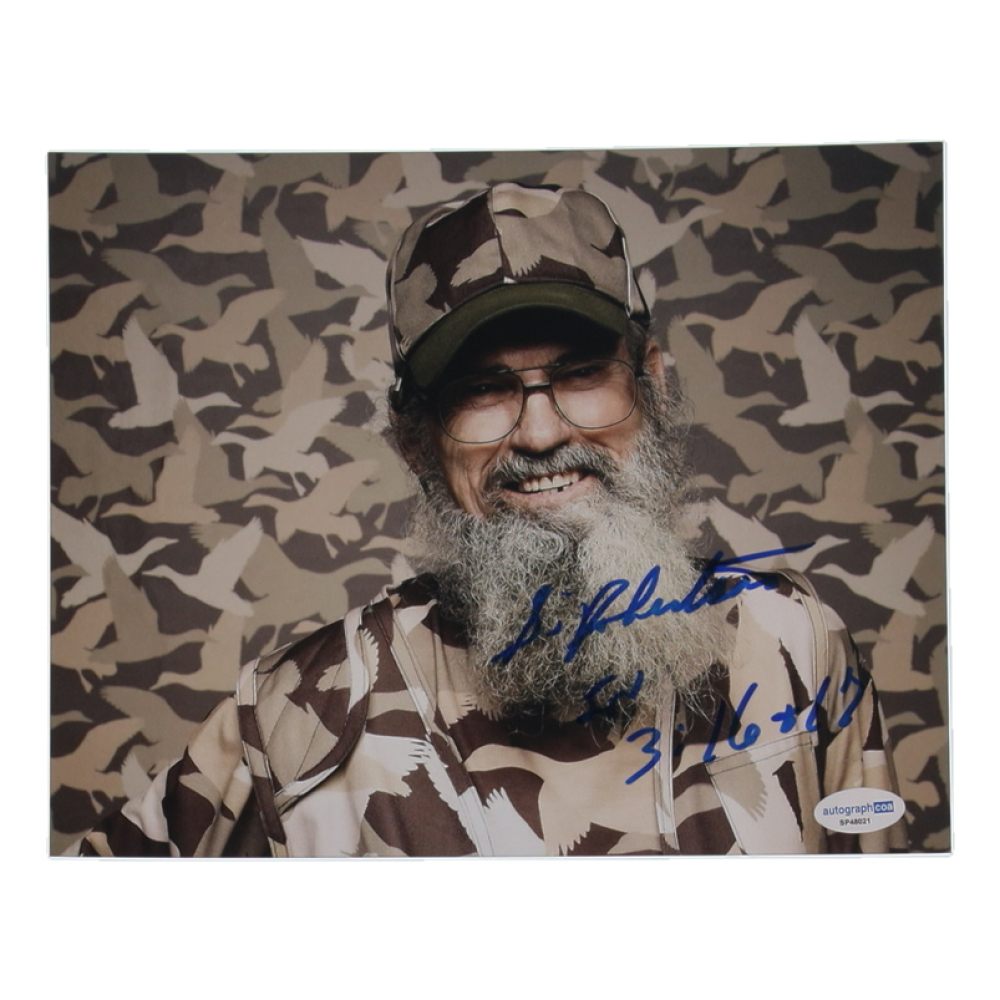 Si Robertson Signed "Duck Dynasty" 8x10 Photo with Inscription (ACOA) at PristineAuction.com