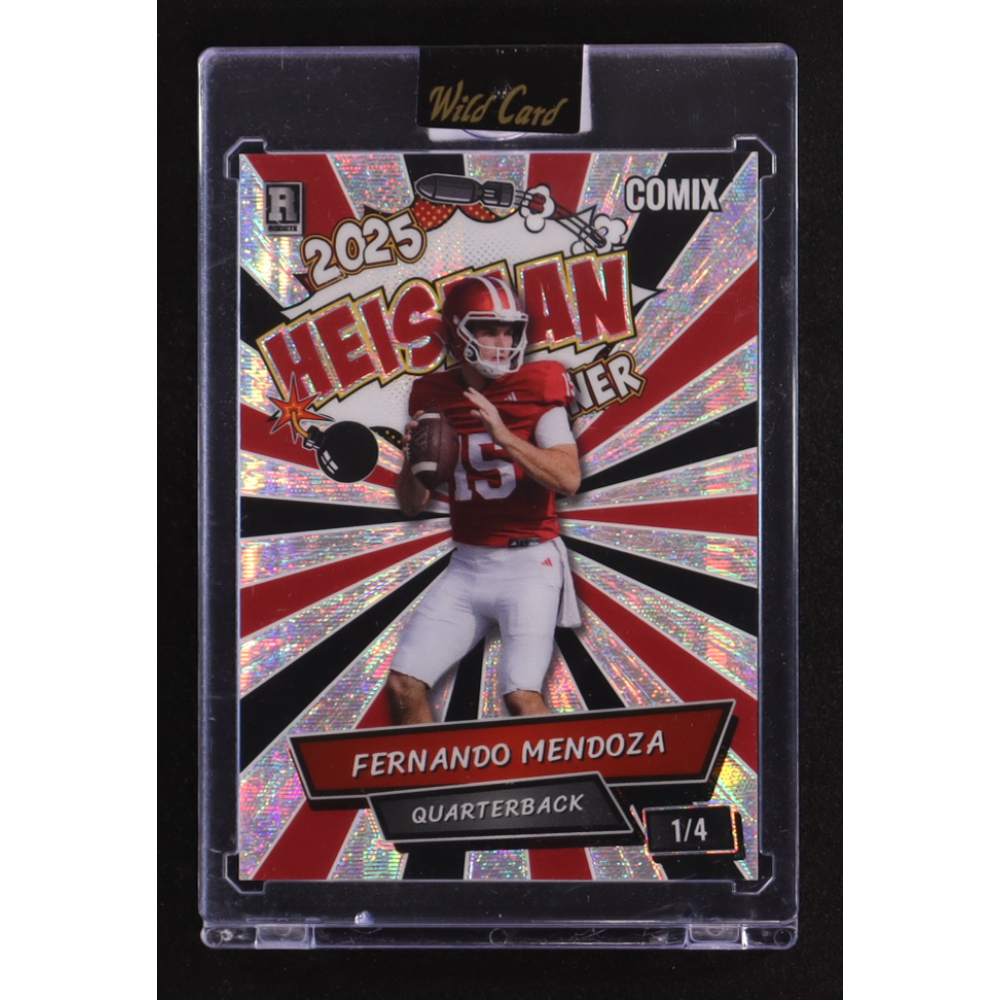 Fernando Mendoza 2025 Wild Card Comix Heisman Winner #ACHO-FM06 RC #1/4 at PristineAuction.com