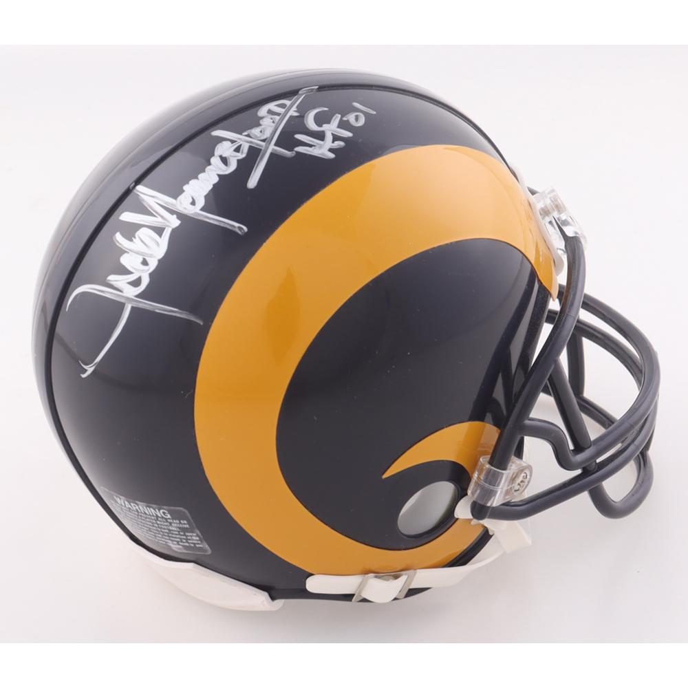 Jack Youngblood Signed Rams Mini Helmet Inscribed "HF 01" (TriStar) at PristineAuction.com