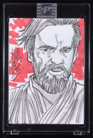 Obi-Wan Kenobi | Star Wars | Original Art Sketch Card by Tom Hodges (1/1 Original Art) at PristineAuction.com