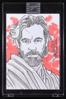Obi-Wan Kenobi | Star Wars | Original Art Sketch Card by Tom Hodges (1/1 Original Art) at PristineAuction.com