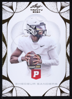 Shedeur Sanders 2024 Leaf Trinity Pristine #87 RC at PristineAuction.com