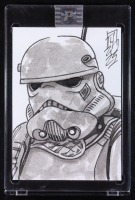 Stormtrooper | Star Wars | Original Art Sketch Card by Tom Hodges (1/1 Original Art) at PristineAuction.com