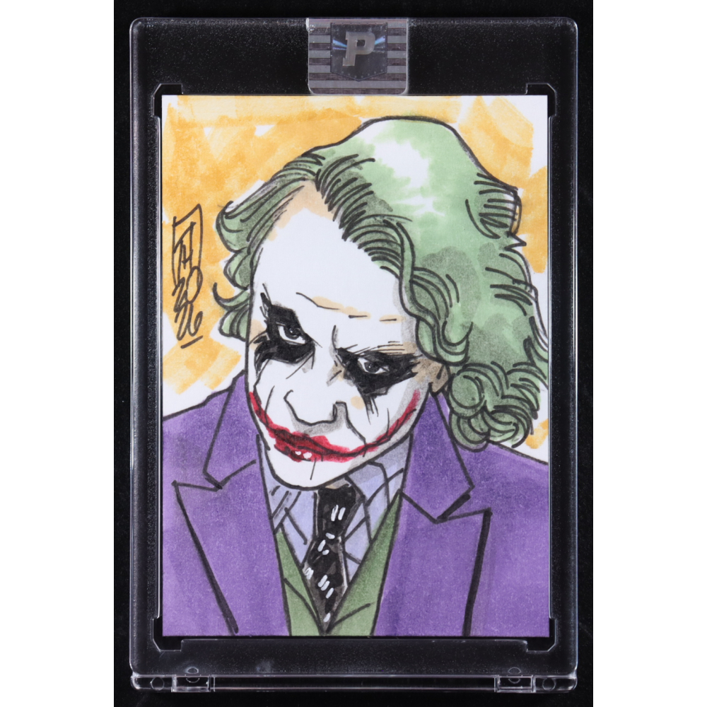 Joker | DC | Original Art Sketch Card by Tom Hodges (1/1 Original Art ...
