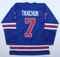 Brady Tkachuk Signed Jersey (JSA) at PristineAuction.com