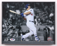 Joc Pederson Signed Dodgers Custom Framed Photo (PSA) at PristineAuction.com