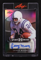 Lenny Moore 2026 Leaf Sports Heroes Autographs Prismatic Silver #BALM1 #1/9 at PristineAuction.com