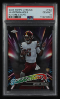 Jayden Daniels 2024 Topps Chrome Future Stars #FS2 RC (PSA 10) at PristineAuction.com