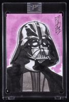 Darth Vader | Star Wars | Original Art Sketch Card by Tom Hodges (1/1 Original Art) at PristineAuction.com