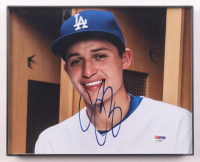 Corey Seager Signed Dodgers Custom Framed Photo (PSA) at PristineAuction.com