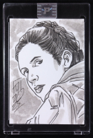 Princess Leia | Star Wars | Original Art Sketch Card by Tom Hodges (1/1 Original Art) at PristineAuction.com