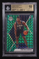Zion Williamson 2019-20 Panini Mosaic Mosaic Green #209 RC (BGS 10) at PristineAuction.com