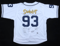 "The Sandlot" Jersey Cast-Signed by (5) with Tom Guiry, Chauncey Leopardi, Marty York with Character Name Inscriptions (MCS & Fiterman) at PristineAuction.com