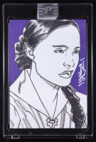 Padm&eacute; Amidala | Star Wars | Original Art Sketch Card by Tom Hodges (1/1 Original Art) at PristineAuction.com