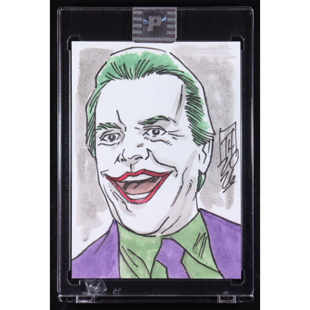 Joker | DC | Original Art Sketch Card by Tom Hodges (1/1 Original Art ...