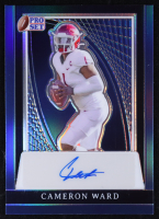 Cameron Ward 2024 Leaf Pro Set Metal Autographs Prismatic Blue #PACW1 #19/20 RC at PristineAuction.com
