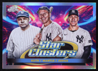 Mickey Mantle / Aaron Judge / Babe Ruth 2025 Topps Cosmic Chrome Triple Star Clusters #TSC2 at PristineAuction.com