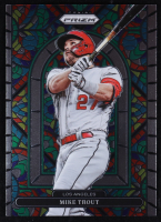 Mike Trout 2022 Panini Prizm Stained Glass #5 at PristineAuction.com