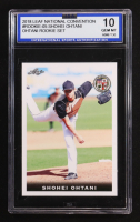 Shohei Ohtani 2018 Leaf National Convention Shohei Ohtani #Rookie05 RC (ISA 10) at PristineAuction.com