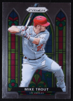Mike Trout 2021 Panini Prizm Stained Glass #1 at PristineAuction.com