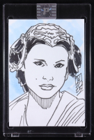 Padm&eacute; Amidala | Star Wars | Original Art Sketch Card by Tom Hodges (1/1 Original Art) at PristineAuction.com