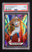 Justin Herbert 2020 Panini Phoenix Fire Burst #103 RC (PSA 9) at PristineAuction.com