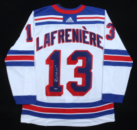Alexis Lafreniere Signed Rangers Adidas Authentic Jersey (UD) at PristineAuction.com