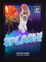 Stephen Curry 2024-25 Donruss Optic Splash! Purple #2 at PristineAuction.com