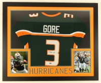 Frank Gore Signed Custom Framed Jersey Display (Beckett) at PristineAuction.com