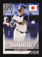 Shohei Ohtani 2018 Leaf Ohtani Rookie Exclusive Flag #FL01 RC at PristineAuction.com